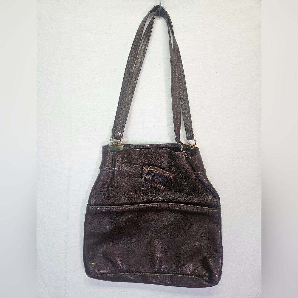 Swift Vintage Brown Leather Tote Bag